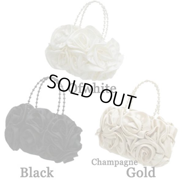 画像2: 2WAY★ローズモチーフパーティーバッグ (2)