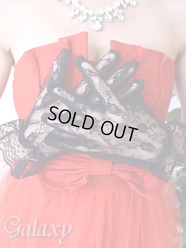 画像3: 【Leg Avenue】お花総レース*ラッフルショートグローブ (3)