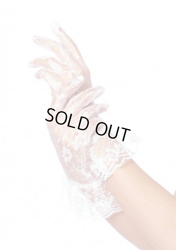 画像5: 【Leg Avenue】お花総レース*ラッフルショートグローブ (5)