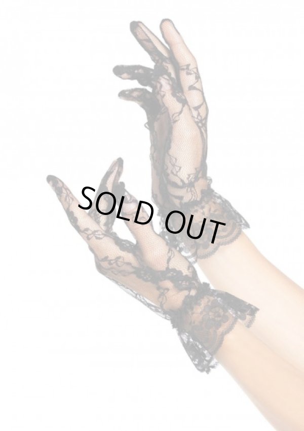 画像4: 【Leg Avenue】お花総レース*ラッフルショートグローブ (4)