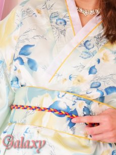 画像6: 豪華*本格着物*花柄ロングドレス*浴衣*和柄*コスプレ (6)