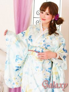 画像5: 豪華*本格着物*花柄ロングドレス*浴衣*和柄*コスプレ (5)