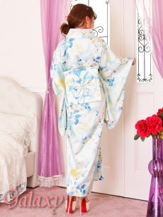 画像3: 豪華*本格着物*花柄ロングドレス*浴衣*和柄*コスプレ (3)