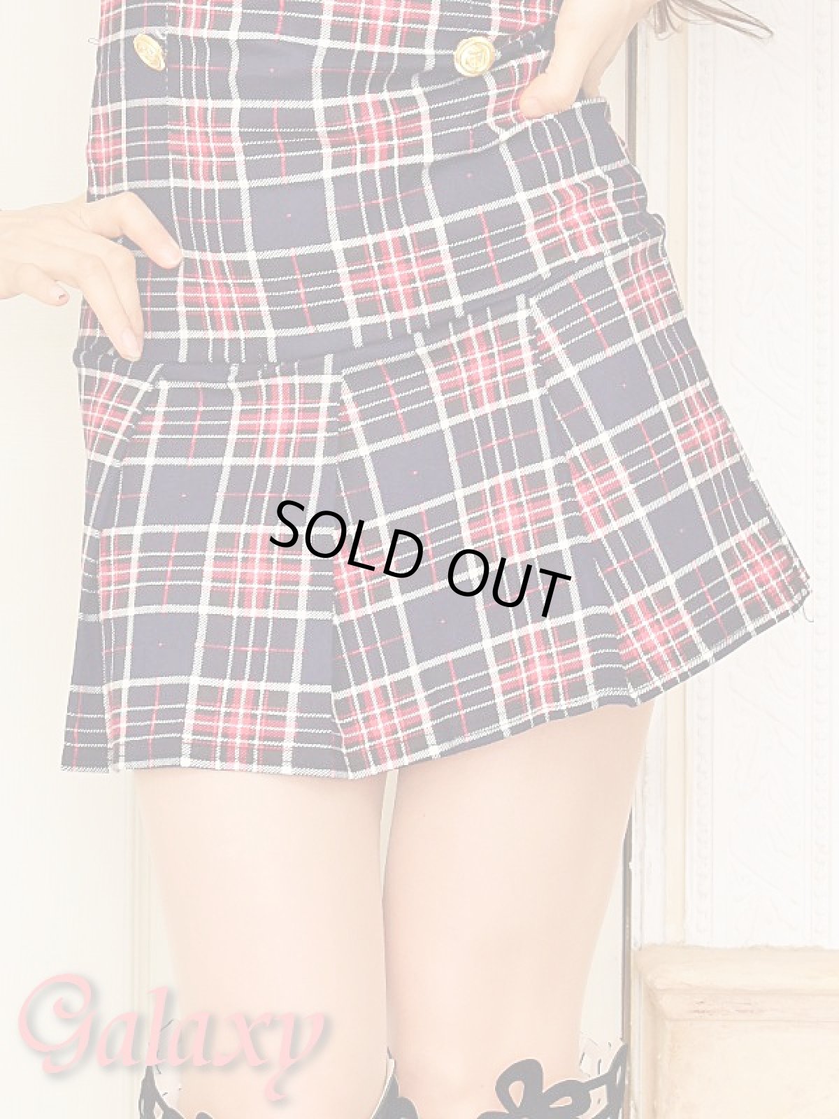 画像12: チェック柄*制服風ベアトップSEXYワンピース*2color (12)