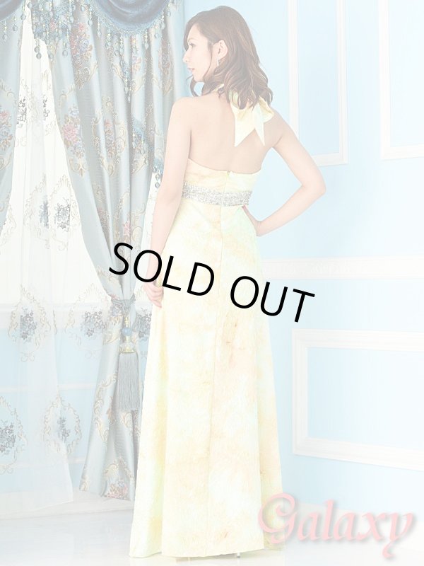 画像4: 上質*豪華ビジュー＆スパンコール盛り*ROSEエンボス加工グラデーションロングドレス (4)