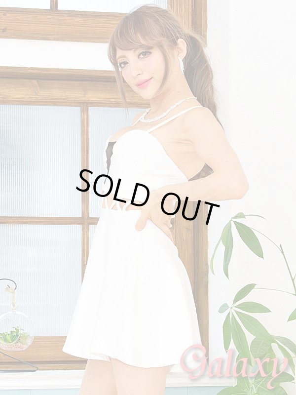 画像4: 悩殺SEXY谷間パンチングチュール透けキャミソールミニワンピ*2color (4)