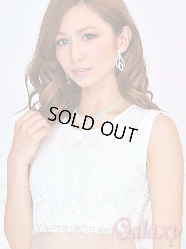 画像12: 2ピース風*透かし彫りレースドッキングスリムラインワンピース*2color*S/M/L/XL (12)