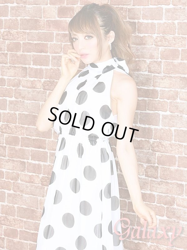 画像5: 水玉ボヘミアンシフォン*アメスリロングワンピース (5)