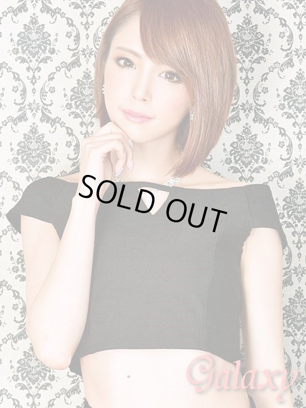 画像6: バックジップアップ*セクシーオフショル上下セットアップ2ピース*2color (6)