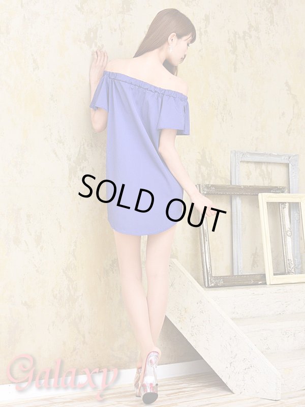 画像17: 薔薇刺繍入り*オフショルチュニックシャツワンピース*3color (17)