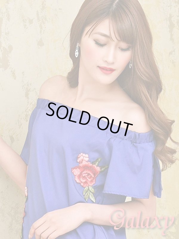 画像18: 薔薇刺繍入り*オフショルチュニックシャツワンピース*3color (18)