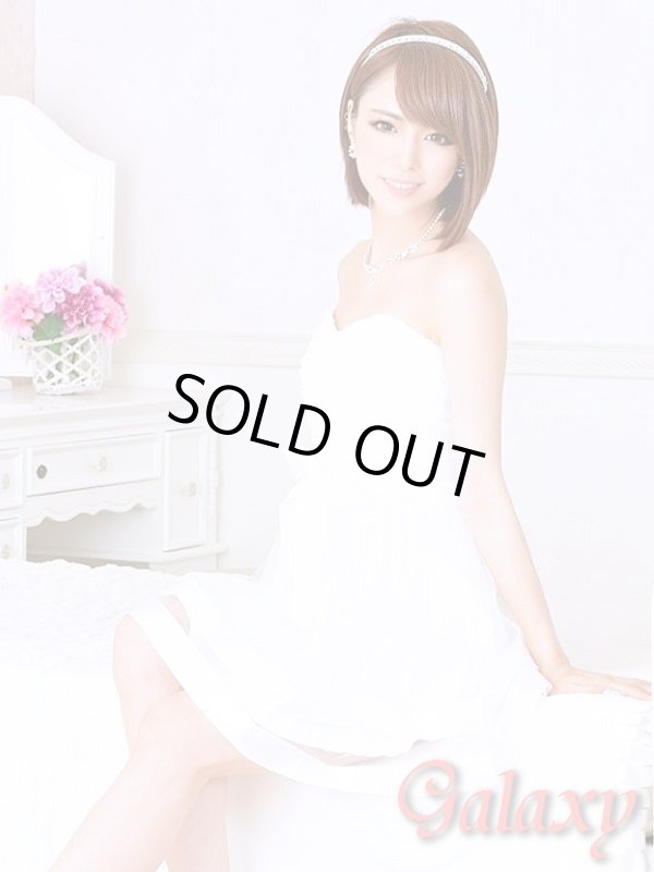 画像13: 裾サテン*フラワーモチーフ*ウエストリボンチュールミニドレス*3color (13)