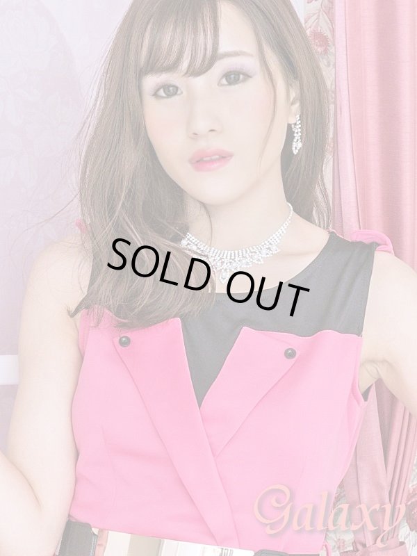 画像6: 【L.A.ドレス】ゴールドプレートベルト付き*ストレッチミニワンピース*2color  (6)