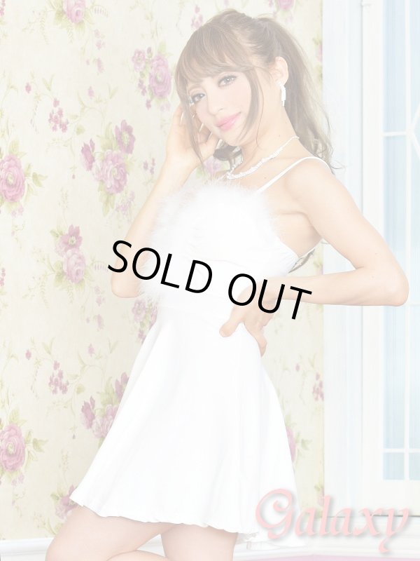 画像19: 【WinterCollection】胸元ファー付き*ストレッチフレアーキャミワンピ*5color (19)