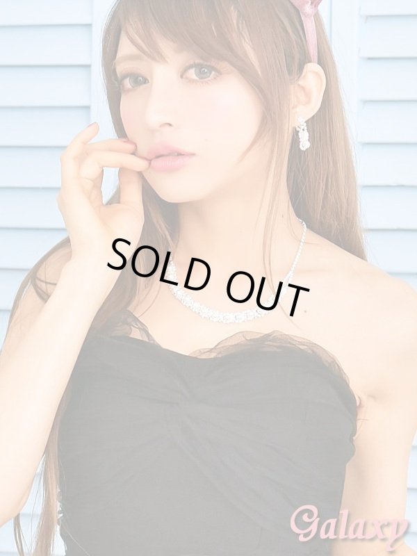 画像6: CUTEなデカりぼん*バストクロス*ミニタイトワンピース (6)