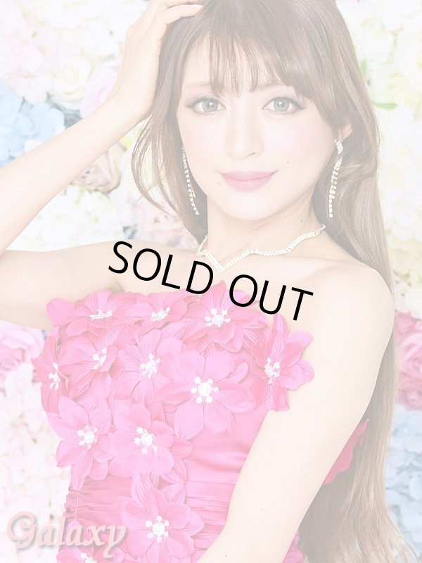 画像6: 【PRINCESS】フラワーコサージュ*裾カーリングチュールミニドレス*S/M/L/XL/XXL (6)