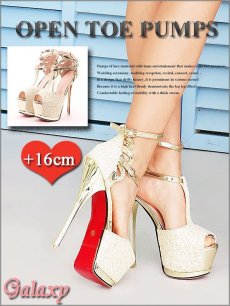 画像1: レース重ねストラップ付き*オープントゥサンダル*24cmのみ (1)