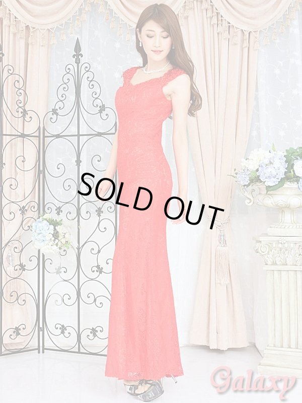 画像2: 【PRINCESS】バック編み上げ*総レースマーメイドロング*イブニングドレス*S/M/L/XL (2)