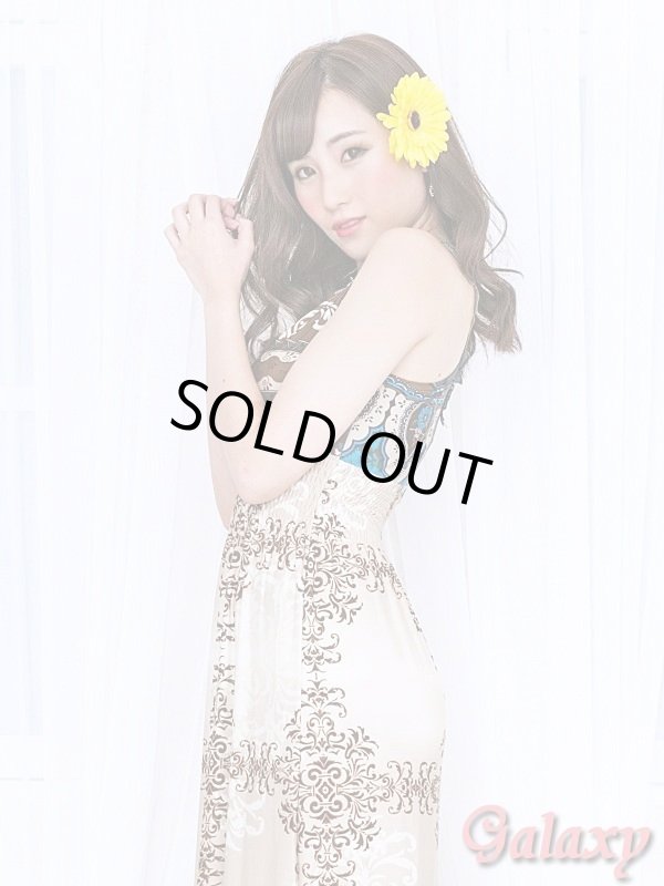 画像4: バックレース*エスニック柄リゾートマキシワンピース (4)