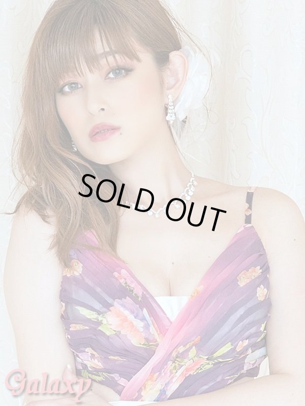 画像6: サイドカット魅せグラデーションプリーツロングドレス (6)