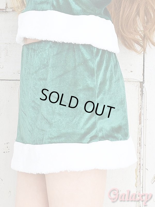 画像9: スクエア襟*サンタセットアップ*クリスマスコスチューム【3点セット】 (9)