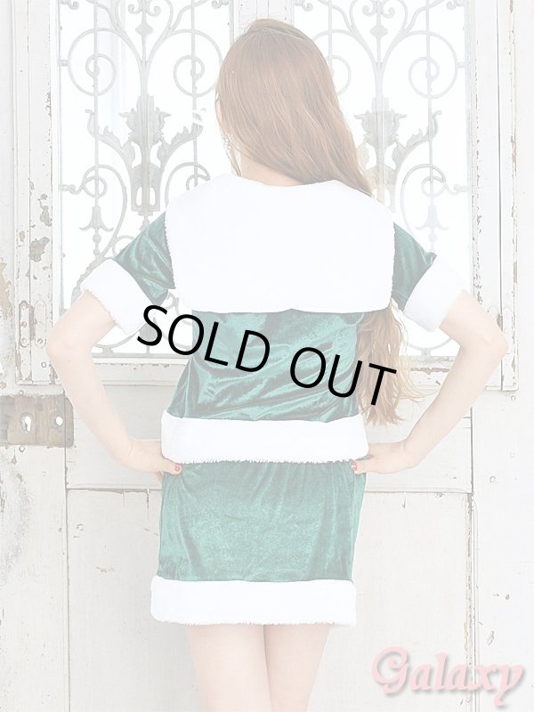 画像5: スクエア襟*サンタセットアップ*クリスマスコスチューム【3点セット】 (5)