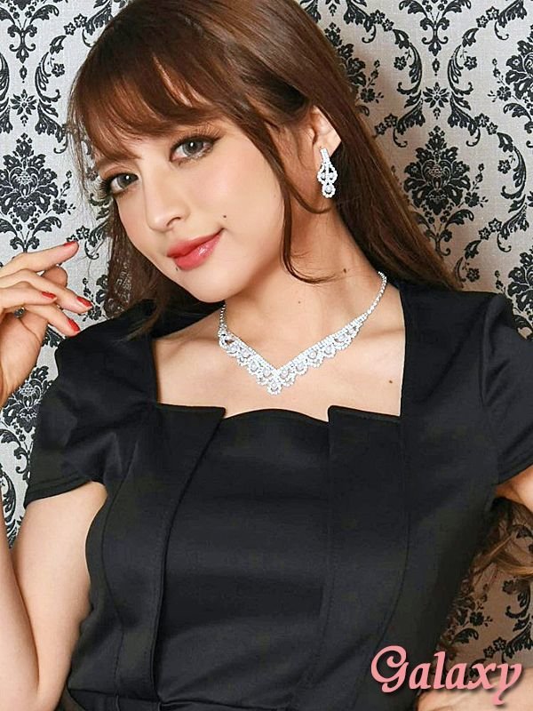 画像20: 【お取り寄せ】ベルト付き*2段フリルペプラム*ストレッチキャバワンピース*4color*M/L/XL (20)