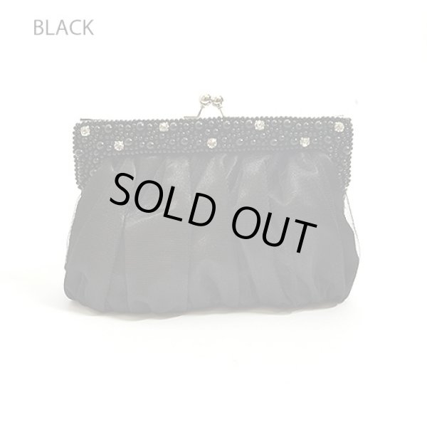 画像8: パール＆ビジュー装飾*がま口クラッチバッグ*4color (8)