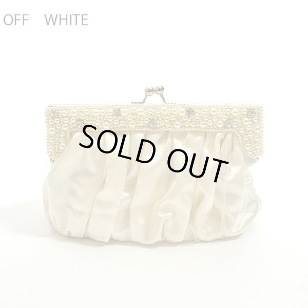 画像5: パール＆ビジュー装飾*がま口クラッチバッグ*4color (5)