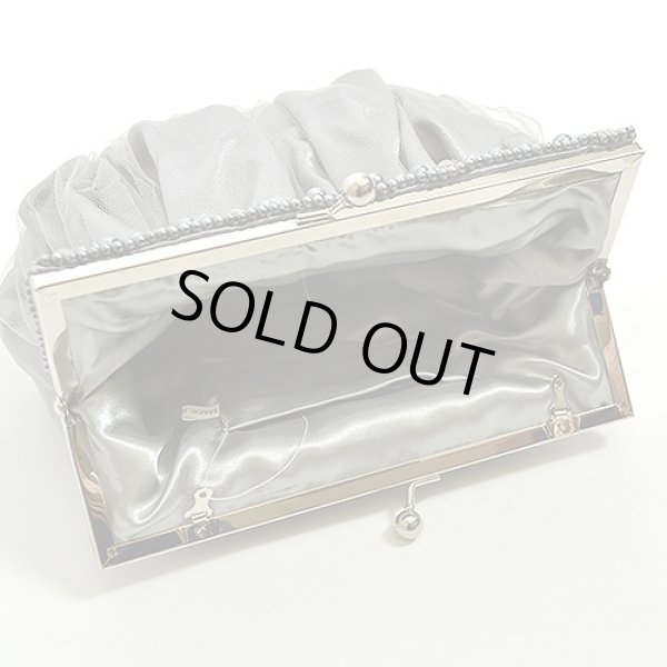 画像11: パール＆ビジュー装飾*がま口クラッチバッグ*4color (11)