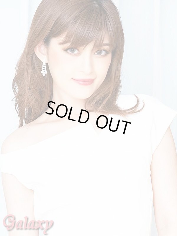 画像14: 変形ワンショルダー*フロントスリット*アシンメトリー*ミニワンピース*3color*M/L (14)