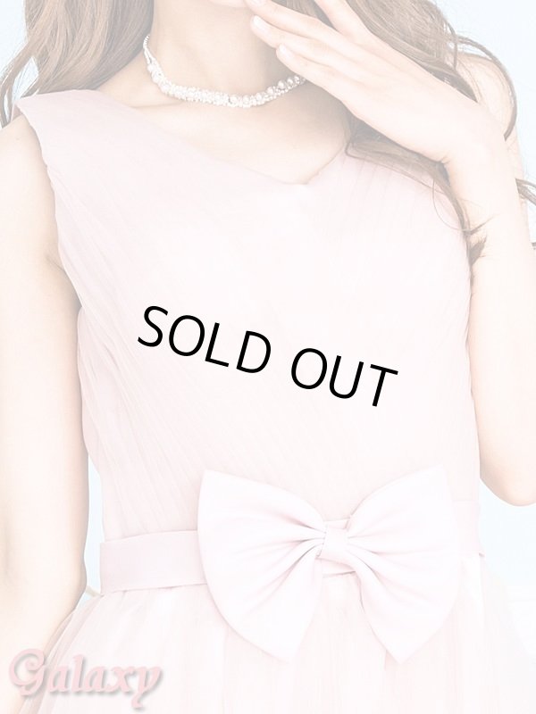 画像7: 【PRINCESS】バック編み上げ*胸元プリーツ*裾アシンメトリーチュールミニドレス*S/M/L/XL/XXL (7)