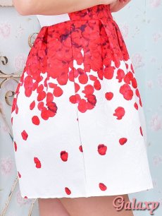 画像8: アンティーク調*花びら柄*ノースリAラインミニワンピース*S/M/L/XL (8)