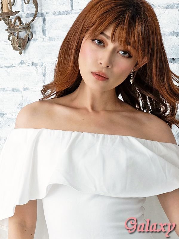 画像7: ボレロ風アシンメトリー*フリルオフショルデザイン*シンプルワンカラー*ミディアム丈ワンピース*5color*S/M/L/XL/XXL (7)