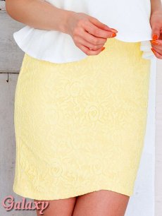 画像18: 【Rich or Die】Richビジュー*トリミングホールカット*パステルフラワーレースドッキング*ペプラムミニドレス*3color (18)