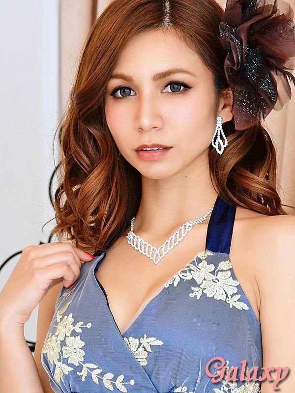 画像8: GOLDバックル付フェイクベルト*可憐フラワー刺繍入りチュールレース重ねストレッチサテンロングドレス*2color*M/L (8)