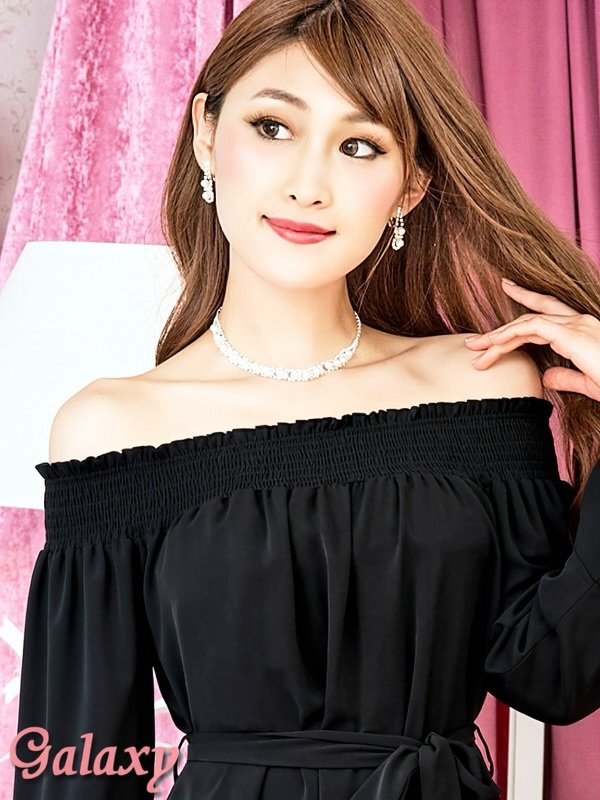 画像6: ベルト付き*ロングスリーブオフショルデザイン*ベルスリーブ*ティアードフリル*カジュアルワンピース*S/M/L/XL/XXL (6)