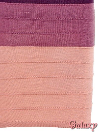 画像3: 胸元クロスデザイン*グラデーション風バンテージミニワンピ*2color