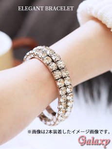 画像12: BIGクリアビジュ*シングルブレスレット*2color (12)