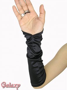 画像8: 指開き*CUTEな小リボン付き*ストレッチサテン*ロンググローブ*3color (8)