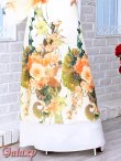 画像12: 【LoveRich】豪華ビジュー*水彩花柄*背中リボン*シフォンワンショル*ミニinロング着物ドレス*1color (12)