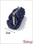 画像4: 3way*チェーンショルダー付き*ローズコサージュ*サテンがま口クラッチバック*1color (4)