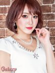 画像8: 【Rich or Die】フラワーモチーフクリスタルビジュー＆パール付*デッサン風水彩ローズ柄ぺプラムミニドレス*1color (8)