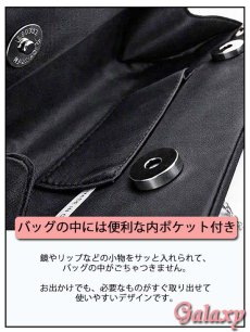 画像8: 3way*チェーンショルダー付き*プリーツ＆BIGシルバーバックル*クラッチバッグ*1color (8)