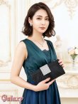 画像3: 3way*チェーンショルダー付き*プリーツ＆BIGシルバーバックル*クラッチバッグ*1color (3)