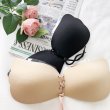 画像13: フロントスピンドルで簡単美谷間ＭＡＫＥ*シームレスウィング編み上げブラ*2color (13)