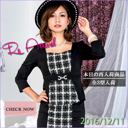 冬季節にピッタリな和柄ロングドレス*豹柄ミニinロングドレス*ツイード素材キャバワンピース再入荷!!